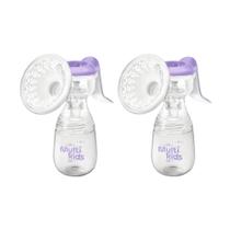 Kit com 2 Extratores de Leite Manuais For Mom Multikids Baby Conforto e Praticidade em Dobro