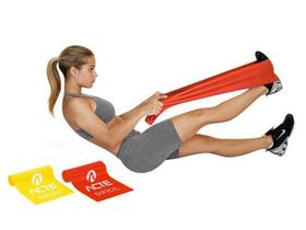 Kit com 2 Faixas Elásticas Látex Band - ACTE T13 - Acte Sports Kit com 2 Faixas Elásticas Látex Band - ACTE T13 - Acte Sports