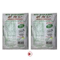 Kit Com 2 Fertilizantes Orgânico Bio Bokashi Farelado 5kg