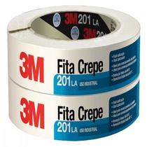 Kit com 2 Fita Crepe Industrial 48MM X 50M 201LA 3M