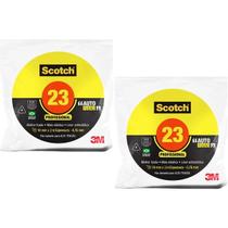 Kit com 2 Fita Isolante de Autofusao 3M SCOTCH 23 19MM X 2M