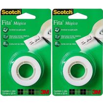 Kit com 2 Fita Magica 19MM X 20M 3M Kit com 2 Fita Magica 19MM X 20M 3M