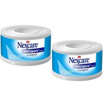 Kit com 2 Fita Micropore Nexcare Branco 25MM X 4,5M 3M