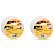 Kit com 2 Fita Veda Trinca 3M SCOTCH 50MM X 10M Kit com 2 Fita Veda Trinca 3M SCOTCH 50MM X 10M