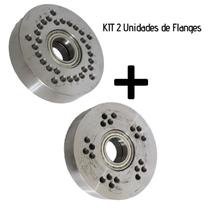 Kit com 2 Flanges - Para Ficção de Rodas - Metal Máquinas