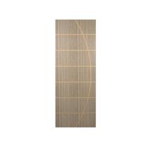 Kit com 2 Folhas de Porta Madeira Decorada 210x60cm Espessura 3,5cm Neblina Mgm