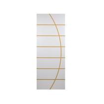 Kit com 2 Folhas de Porta Madeira Decorada 210x70cm Espessura 3,5cm Neblina Mgm
