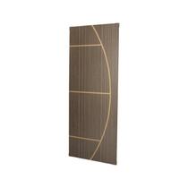 Kit com 2 Folhas de Porta Madeira Decorada 210x70cm Espessura 3,5cm Neblina Mgm