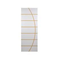 Kit com 2 Folhas de Porta Madeira Decorada 210x80cm Espessura 3,5cm Neblina Mgm