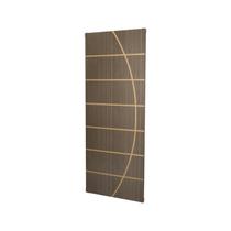 Kit com 2 Folhas de Porta Madeira Decorada 210x90cm Espessura 3,5cm Neblina Mgm