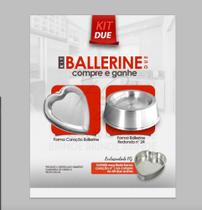 Kit com 2 formas ballerine + brinde especial