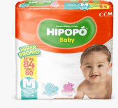 Kit com 2 Fralda Descartável Infantil Hipopo M Revenda