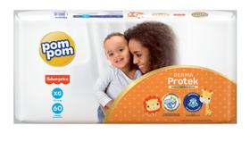 Kit com 2 fralda pompom protek proteção de mãe hiper xg