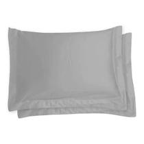 Kit Com 2 Fronhas 300 Fios Satinee - Kacyumara Silver