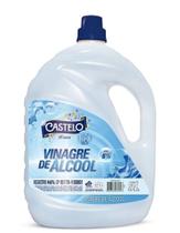 Kit com 2 Galões de Vinagre de Álcool Castelo 6 % Concentrado 5 Litros.