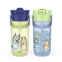 Kit com 2 Garrafas de Água Zak Designs Harmony Bluey 500ml Kit com 2 Garrafas de Água Zak Designs Harmony Bluey 500ml