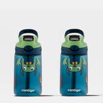 Kit com 2 Garrafas Gizmo Flip Kids AUTOSPOUT Monstros Contigo 414ml