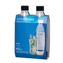 Kit com 2 Garrafas SodaStream Slim 1L Pretas para Carbonatação