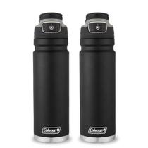 Kit com 2 Garrafas Térmicas 709ml FreeFlow AUTOSEAL Preta Coleman