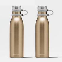 Kit com 2 Garrafas Térmicas Matterhorn Chardonnay Contigo 591ml Kit com 2 Garrafas Térmicas Matterhorn Chardonnay Contigo 591ml