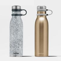 Kit com 2 Garrafas Térmicas Matterhorn Chardonnay e Specked Slate Contigo 591ml