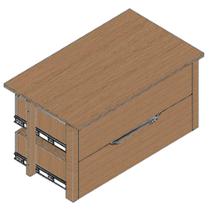 Kit com 2 Gavetas Altas Setiba Plus Rimo Carvalho Kit com 2 Gavetas Altas Setiba Plus Rimo Carvalho