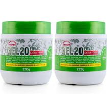 Kit Com 2 Gel 20 Ervas Extra Forte Rhenuks 220G