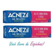 Kit com 2 - Gel Secativo Anti acne Acnezil Cimed 10g = Acnase