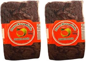 Kit com 2 Goiabada Cascão Caseira 500g cada Doces Muzambinho