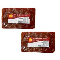 Kit com 2 Goiabada Cascão Mineira Artesanal 500g cada - 1kg total - Doces JR Kit com 2 Goiabada Cascão Mineira Artesanal 500g cada - 1kg total - Doces JR