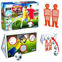 Kit Com 2 Gols De Futebol Bola E Bonecos Barreira Infantil ENVIO IMEDIATO Kit Com 2 Gols De Futebol Bola E Bonecos Barreira Infantil ENVIO IMEDIATO