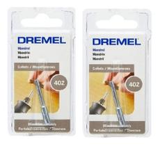 Kit Com 2 Hastes Adaptadoras Para Retífica 1/8 Dremel 402