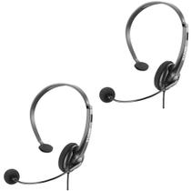 Kit com 2 headsets para telefone rj f02-1nsrj