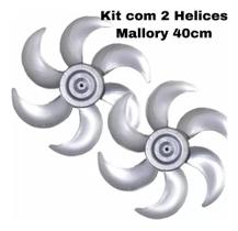Kit Com 2 Helices Mallory 40cm Cinza Kit Com 2 Helices Mallory 40cm Cinza