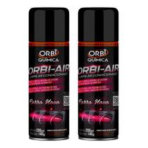 Kit Com 2 Higienizadores Limpa Ar Condicionado Fragrância Carro Novo - Orbi Química