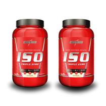 Kit com 2 Iso Triple Zero - Whey Protein Isolado - 900g cada - IntegralMédica