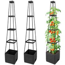 Kit com 2 Jardineiras para Tomate SYITCUN 145 cm com Autoirrigação