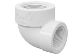 KIT COM 2 Joelho 90 com Rosca 1/2" Branco Tigre