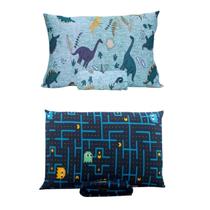 Kit com 2 jogo de cama para Meninos Sonhos Encantados
