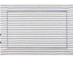 Kit com 2 jogos americano aspen azul bebê