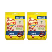 Kit com 2 keldog bifinho evol criadores mini carne 500gr