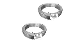 Kit com 2 kg de arame liso galvanizado - bwg16-1,65mm - jst