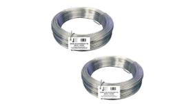 Kit com 2 kg de arame liso galvanizado - bwg20-0,89mm - jst