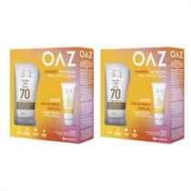 Kit com 2 Kit Protetor Solar Oaz Fps 70 200mL + Fps 30 200mL