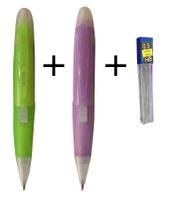 Kit com 2 Lapiseira que Altera seu Tamanho + 12 Grafite de 0.7MM Kit com 2 Lapiseira que Altera seu Tamanho + 12 Grafite de 0.7MM