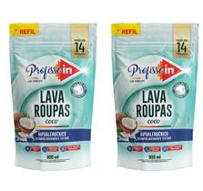 Kit com 2 Lava Roupas Líquido de Coco Profisse In 900ml
