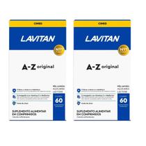 Kit com 2 Lavitan A-Z Original Suplemento Vitamínico com 60 Comprimidos