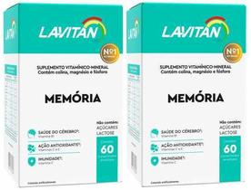 Kit Com 2 Lavitan Memória Com 60 Comprimidos Cada