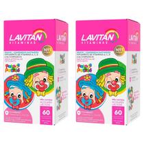 Kit Com 2 Lavitan Patati Patatá Tutti-Frutti 60Cps - Cimed