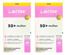 Kit Com 2 Lavitan Vitamina 50+ Mulher Cimed 60 Comprimidos
